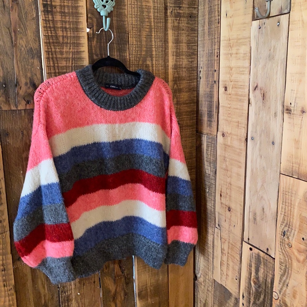 Striped Knit Sweater
